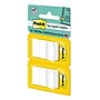 Post-it Flags, 1", White, 2 Pads of 50, 100 Flags/Pack (680-WE2)~#|#~DDA084ED-611B-4C83-AA9E938979A7E1F8_sc7