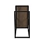 Household Essentials Jamestown 10.25"W x 18.13"D Laminate End Table, Ashwood/Black (8083-1)~#|#~DDA10120-6A7C-421E-A06A57F6E4485AC2_sc7