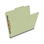Ecom Folders Recycled Pressboard Classification Folder, 2" Expansion, Letter Size, Peridot Green, 25/Box (DV-T42-02-3PER)~#|#~DDA131CF-A2AC-4A02-B4F9A4E102C7244B_sc7