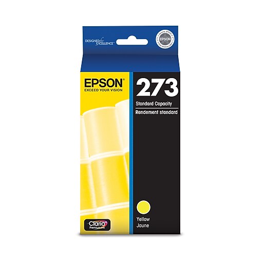 EPSON 76 インク Epson T273 Yellow Ink Cartridge, Standard (T273420-S) | Staples