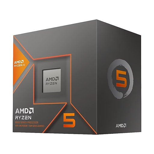 CPU AMD AM5 Ryzen 5 8600G AMD Ryzen 5 8600G 6-Core 4.3Ghz Computer Processor, Socket AM5