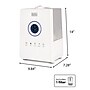 Black & Decker Ultrasonic Cool Mist Tabletop Humidifier, 1.45-Gallon, For Rooms up to 600 sq. ft., White (BUHD055)~#|#~DDA9B14D-7B3A-4505-A6B95AFC0BDC7F49_sc7