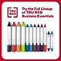 TRU RED™ Pen Dry Erase Markers, Fine Tip, Assorted, 12/pack (TR61455)~#|#~DDADC9A8-3E3A-4876-87F2A067AC9E3CF8_sc7
