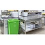 Alpine Industries Polypropylene Recycling Bin with Lid and Dolly, 23 Gallon, Lime Green (ALP477-LGRN3-PKD)~#|#~DDB27652-F8A5-4A04-A5B1E0DCE1A03856_sc7