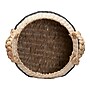 Household Essentials Terra Cattail/Paper Storage Basket, Light Beige/Black (ML-6617)~#|#~DDB3240E-D4CC-42FC-B94F39867B4BE2D3_sc7
