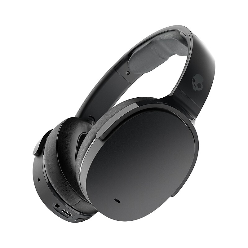 Skullcandy Hesh Wireless Active Noise-Canceling Over-Ear Headphones with Microphone, Bluetooth, True Black (S6HHW-N740) image 1