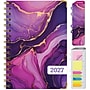 2027 Excello Brands 6" x 8" Weekly & Monthly Standard Planner, Paperboard Cover, Pink Purple Marble (FSHN-CY27-58-22)~#|#~DDB55E21-7FF8-43B6-AA1CAE8076272712_sc7