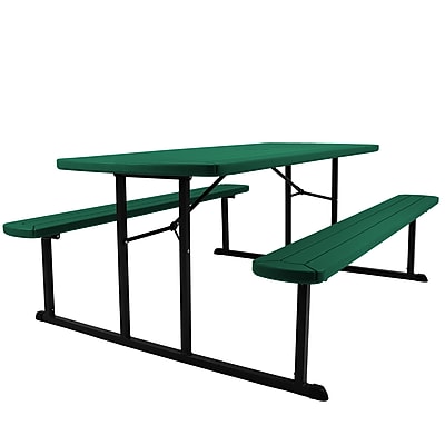 National Public Seating Blow Molded Picnic Table - Thumbnail 4
