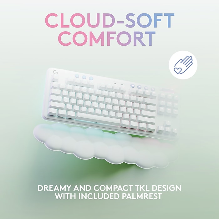 Logitech G715 ホワイト メカニカルキーボード Logitech G713 Aurora Collection Wired Mechanical Gaming