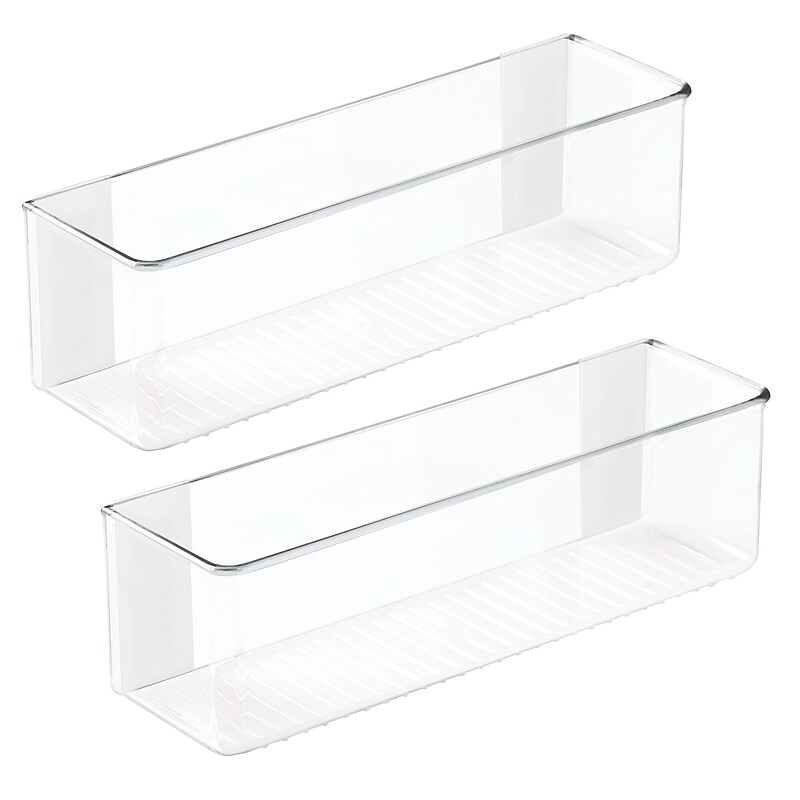 iDESIGN Adhesive Organizers, Clear, 2/Set (27934M2) image 1