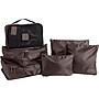 G Force 6-Piece Fabric Travel Pouch Set, Water Resistant, Espresso (27105-ESPRESSO)~#|#~DDC79B3A-C4B3-4D58-BD03A28F29C8A2C9_sc7