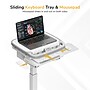 Mount-It! MedHub Motorized Height-Adjustable Mobile Medical Cart Workstation with Locking Casters, White/Gray (MI-16040)~#|#~DDC815DC-D55B-4AA4-AA9A3328AFFB24E4_sc7