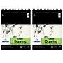 Canson Artist Series 11" x 14" Wire Bound Cream Drawing Sketch Pad, 24 Sheets/Pad, 2/Bundle (MCXC100510974-2)~#|#~DDD1E671-5C38-4495-9C7BC97D311DA50B_sc7