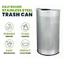 Alpine Industries Stainless Steel Trash Can, 12 Gallon, Silver (ALP438-12HR-SS)~#|#~DDD27BA2-4899-4E8B-90037968C2B7761C_sc7