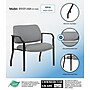 Boss Vinyl Bariatric Guest Chair, Gray (B9591AM-GY-500)~#|#~DDD2CA52-FBBF-4CA3-AFCBCCC0BE9CE927_sc7