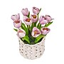 National Tree 10" Company Mauve Tulip Bouquet in White Basket (MT81-10926GMV-1)~#|#~DDD56465-F5A1-4EA4-A9BEA0AC2583A990_sc7