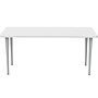 Safco Rumba Training Room Table, 24" x 60", Designer White (RBA6024PGSLDSWT)~#|#~DDD595C1-DBA2-45F7-B8E39BB9DACC7432_sc7