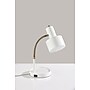 Simplee Adesso Baker Incandescent Desk Lamp, 17"H, White & Antique Brass (SL3971-02)~#|#~DDD6896A-6C2B-4522-B3593722A7C3602F_sc7