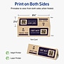 Avery Integrated Cards, 2.5" x 8.5", Matte Kraft Brown, 20/Pack (95329)~#|#~DDD78B63-A222-457F-BAE96AD78D725DF6_sc7