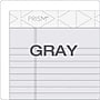 TOPS Prism+ Legal Notepads, 5" x 8", Narrow Ruled, Gray, 50 Sheets/Pad, 12 Pads/Pack (63060)~#|#~DDDFB941-6538-4C3C-8F4E68414305BAE1_sc7