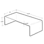 Azar 15.25" x 8" Acrylic Laptop Stand, Clear (515338-1PK)~#|#~DDE684AB-27A6-4FF8-8338761898C453CE_sc7