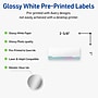 Avery Laser/Inkjet Rectangle Multipurpose Labels, 1" x 2-5/8", White, 40/Pack (S00-F3P)~#|#~DDE7E284-8714-4F1C-A0D06771B79BB5B3_sc7