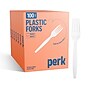 Perk™ Polystyrene Fork, Heavy-Weight, White, 1000/Carton (PK56391CT)~#|#~DDE96E58-A490-4796-87EEBC6553E002D3_sc7