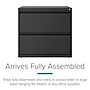 Hirsh Lateral 101 2-Drawer Lateral File Cabinet, Letter/Legal Size, Lockable, 27.75"H x 30"W x 17.63"D, Charcoal (24084)~#|#~DDED14DA-D7F3-4739-BF749D09B11BEFC3_sc7