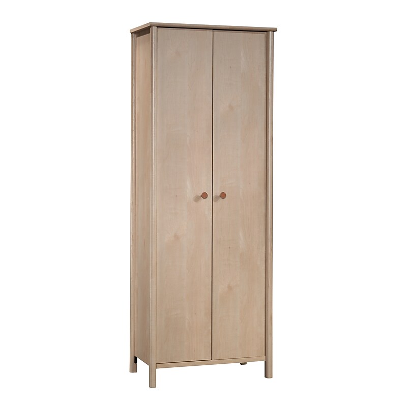 Sauder Select 72"H Storage Cabinet with 3 Shelves, Natural Maple (433285) image 1