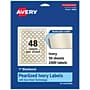 Avery Pearlized Ivory Burst Multipurpose Labels, 1", Ivory, 2400/Box (94606)~#|#~DDFE1CBF-D2BC-48B7-8610BBE973FD7E06_sc7