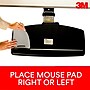 3M Easy Adjust Keyboard Tray with Wrist Rest and Mouse Pad, 23" Track, Black (AKT90LE)~#|#~DE0118D7-A4FB-456B-8929DC24DA703D60_sc7