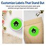Avery Circle Multipurpose Labels, 2.75" Dia., Neon Green, 480/Box (94512)~#|#~DE0225F6-5E92-446C-B4E54B721F3E6461_sc7