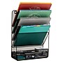 Mind Reader 4-Pocket Metal Wall Mount File Storage Desk Organizer, Black (MAGROUND-BLK)~#|#~DE037762-405A-4B37-9BE1617D5A58C9DD_sc7