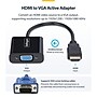 StarTech HD2VGA Series HDMI to VGA Video Adapter, Male, Black (HD2VGAE3)~#|#~DE077800-C334-429A-AEB519003789F112_sc7