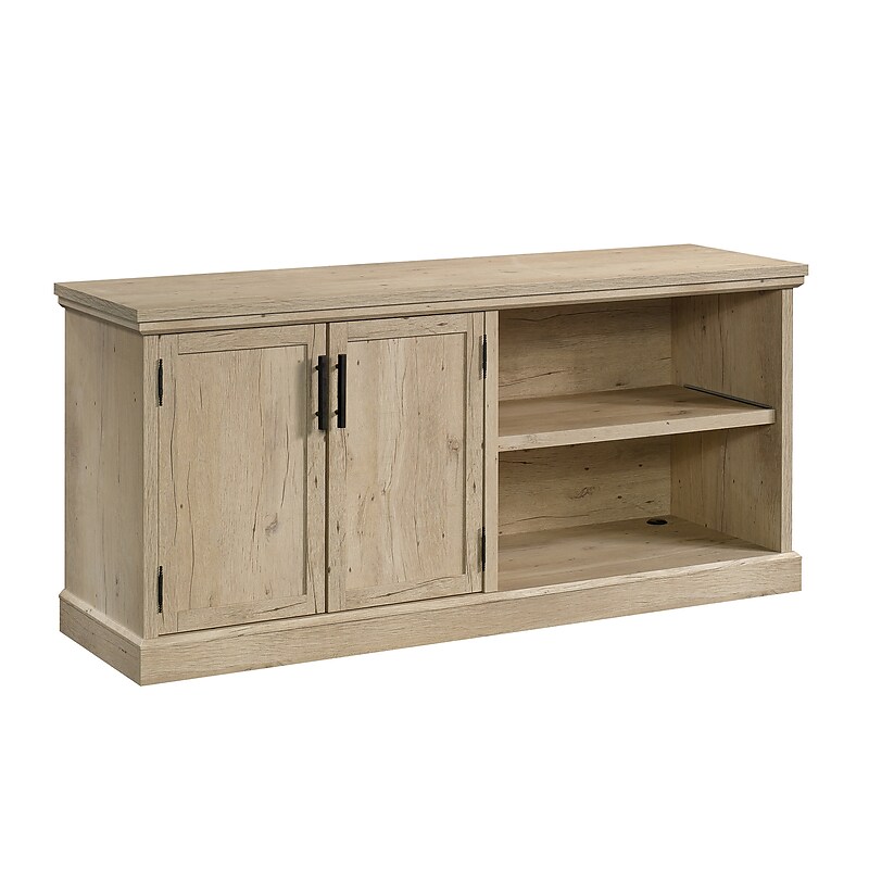 Sauder Aspen Post 30"H Storage Credenza with 2 Shelves, Prime Oak (427018) image 1