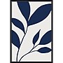 Amanti Art Modern Blue Botanical Abstract Print No 2 by The Creative Bunch Studio Wood Framed Wall Art Print, 23" x 33"~#|#~DE08B919-5DFE-4E7B-B2AAF41CC128F9B0_sc7