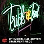 Haunted Hill Farm 1-Ft. Neon Green & Red LED Trick or Treat Decoration, Indoor & Covered Outdoor, Plug-in (HHLED026TTSTK-GRN)~#|#~DE08F07A-C912-4257-956094B687785A50_sc7
