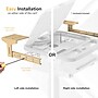Mount-It! MedHub Printer Holder for Mobile Medical Carts, Holds Small Label and Wristband Printers Up to 4.4 lbs. (MI-16055)~#|#~DE130CF6-9655-4807-80F1BFF23278A4D2_sc7