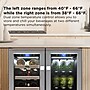 TCL 20-Bottle 78-Can Dual-Zone Wine & Beverage Cooler, Built-In or Freestanding, Stainless Steel (TRD20B8AS)~#|#~DE1552ED-6E84-43ED-A799F2752F2B22D9_sc7