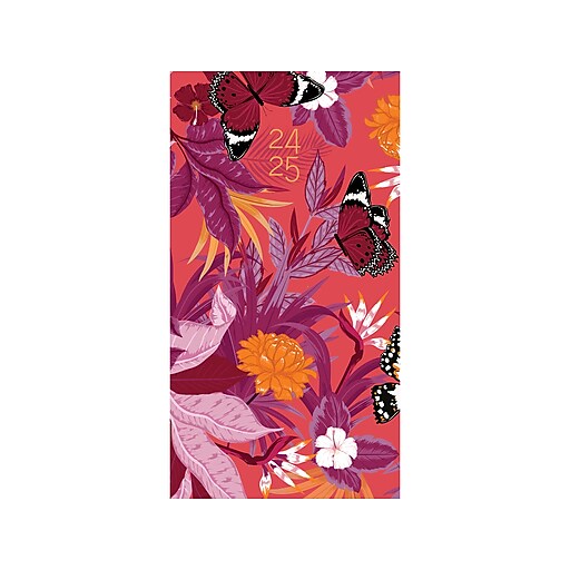 20242025 Willow Creek Tropical Summer 3.5" x 6.5" Monthly Planner