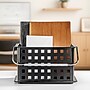 iDESIGN Small Stackable Plastic Storage Bin, Black, 3/Pack (29403M3)~#|#~DE1F69F4-480C-4371-A30C2E57801A3BDD_sc7