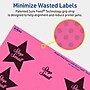 Avery Laser/Inkjet Star Multipurpose Labels, 2-1/4" x 2-3/8", Bright Pink, 240/Pack (94611)~#|#~DE1FC34E-E9E9-4618-BD65C92ECE098EDF_sc7