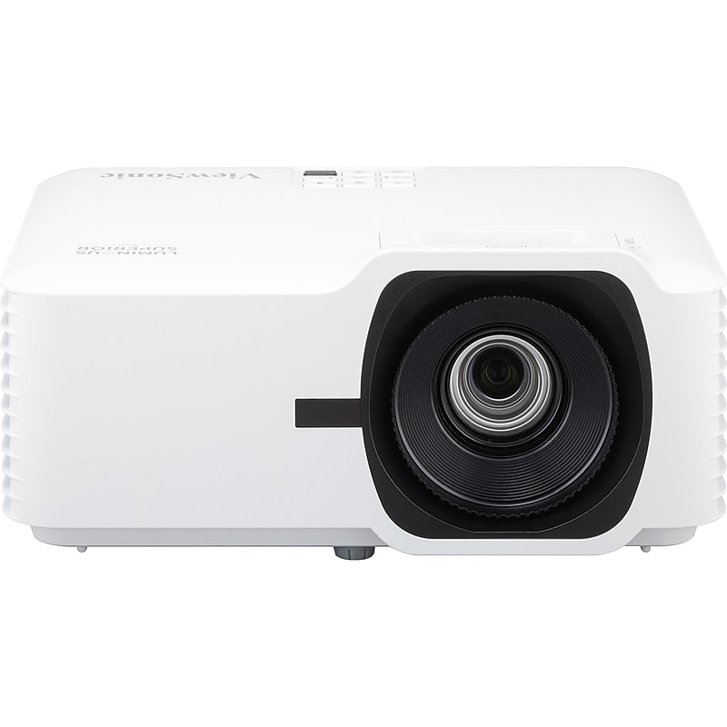 ViewSonic 5000 Lumens WXGA Laser Projector with 1.3x Optical Zoom, White/Black (LS740W) image 1