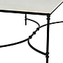 Storied Home Libertine Genuine Marble and Metal Coffee Table, White/Black (EC1100)~#|#~DE2424C1-173F-4AB1-AE40AD8C6FC66DE2_sc7