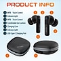Delton T50 True Wireless Noise Canceling Bluetooth Earbuds, Black (DHBT50)~#|#~DE24652B-BD05-40D1-B0CB2F47D9E065B6_sc7