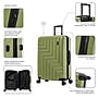 DUKAP Zahav 29.52" Hardside Suitcase, 4-Wheeled Spinner, TSA Checkpoint Friendly, Green (DKZAH00L-GRN)~#|#~DE2975E6-08F3-4A9F-B83441C1F0C0A3E9_sc7