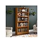 Bush Furniture Universal 72"H 5-Shelf Bookcase with Adjustable Shelves, Natural Cherry Laminated Wood (WL12467)~#|#~DE2AEAC0-0967-484F-AA91483797150B15_sc7