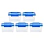 Iris 6.5 Quart Element Resistant Ultimate Clear Plastic Latching Storage Bin, Clear, 5/Pack (500136)~#|#~DE2C0569-7F1B-45B6-98EB8D4854008AE5_sc7
