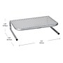 Mind Reader Ventilated Desktop Organizer Monitor Stand, Silver, 2/Pack (2METMONST-SIL)~#|#~DE2FADEA-2785-434D-9E09AC80993CB5FC_sc7