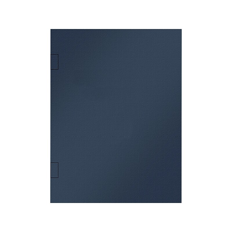 ComplyRight Tax Presentation Folder with Side-Staple Tabs, Navy Blue, 50/Pack (PNSS2) image 1